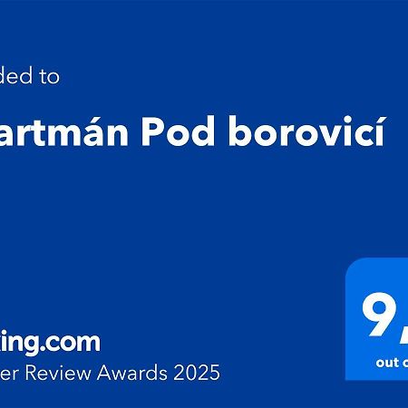 Apartman Pod Borovici Kovalovice Exterior foto